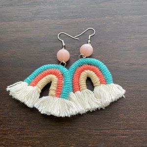 Pastel Rainbow Drop Earrings